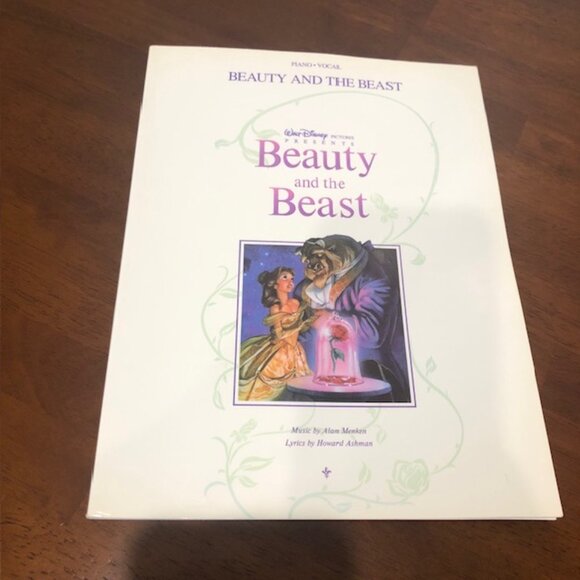 Beauty And The Beast Disney Piano Vocal Book - Picture 1 of 9